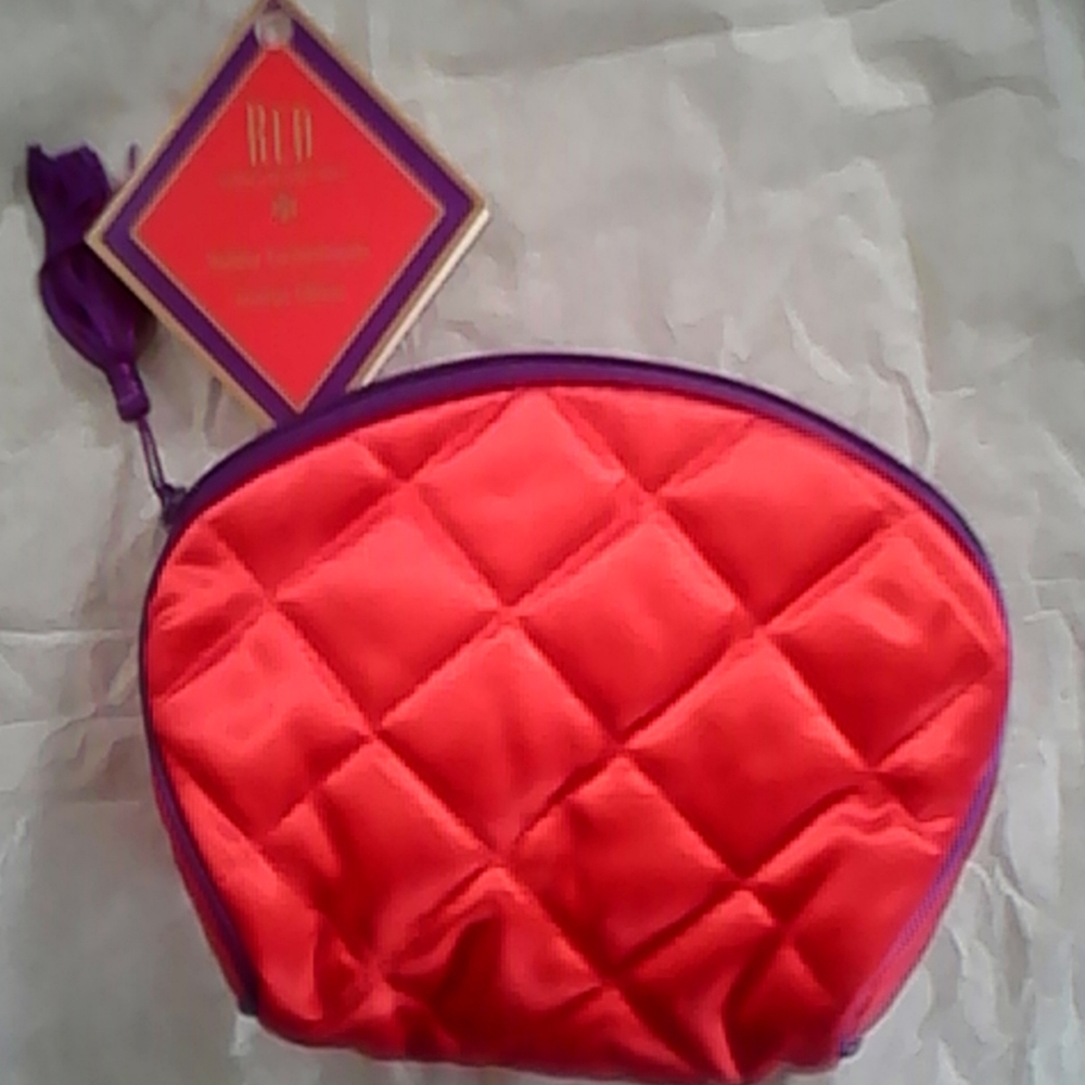 Giorgio Beverly Hill Satin make-up Bag New